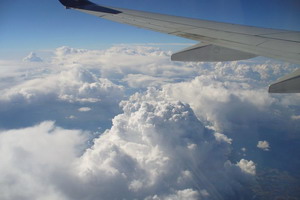 pohled z letadla