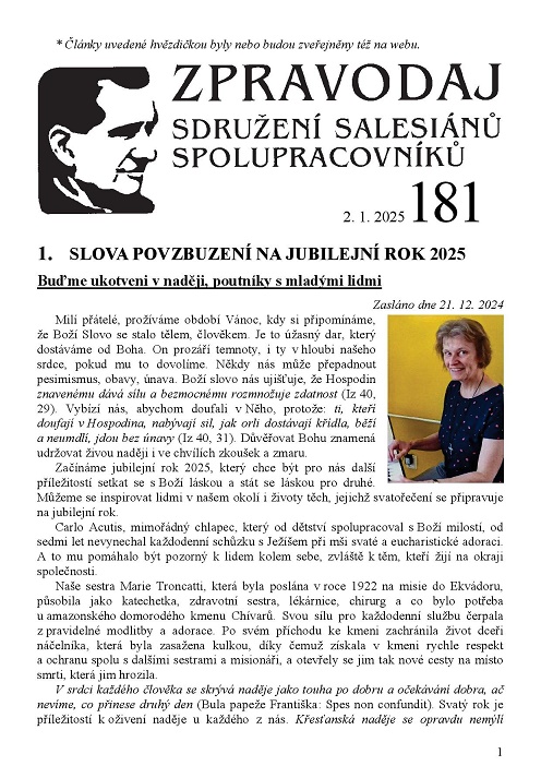 Zpravodaj č. 181